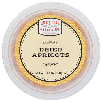 CREATIVE SNACK: Dried Apricots Cup, 10.5 oz