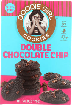 GOODIE GIRL: Cookies Gluten Free Double Chocolate Chip, 6 oz