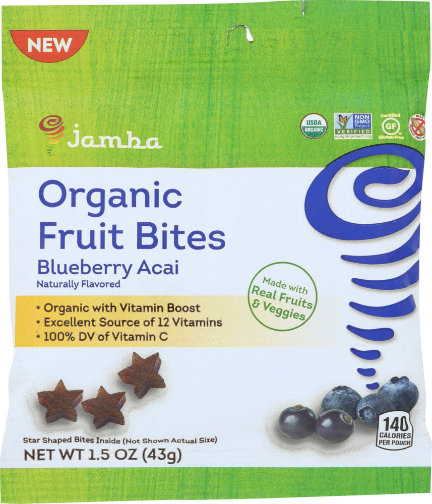 JAMBA: Organic Fruit Bites Blueberry Acai, 1.5 oz