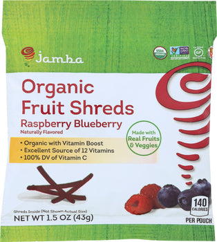 JAMBA: Jamba Raspberry Blueberry Shreds, 1.5 oz