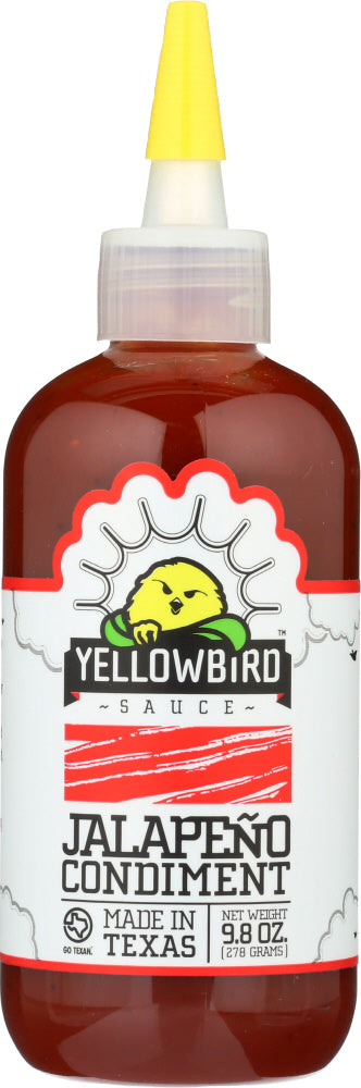 YELLOWBIRD SAUCE: Jalapeno Chili Sauce, 9.8 oz