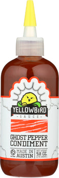 YELLOWBIRD SAUCE Condiment Ghost Pepper, 9.8 oz