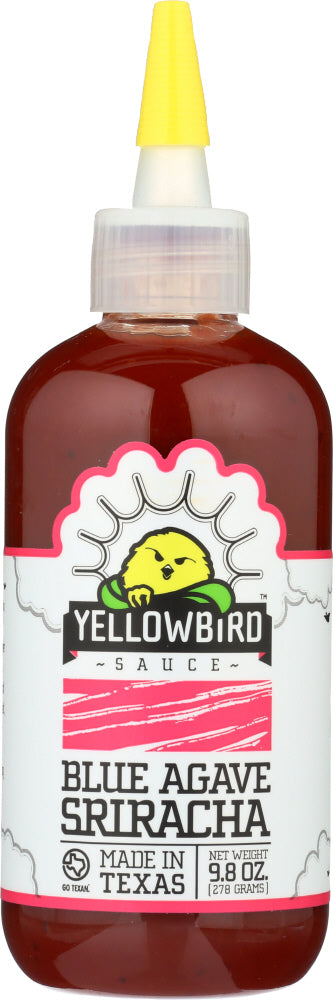 YELLOWBIRD SAUCE Condiment Agave Blue Sriracha, 9.8 oz