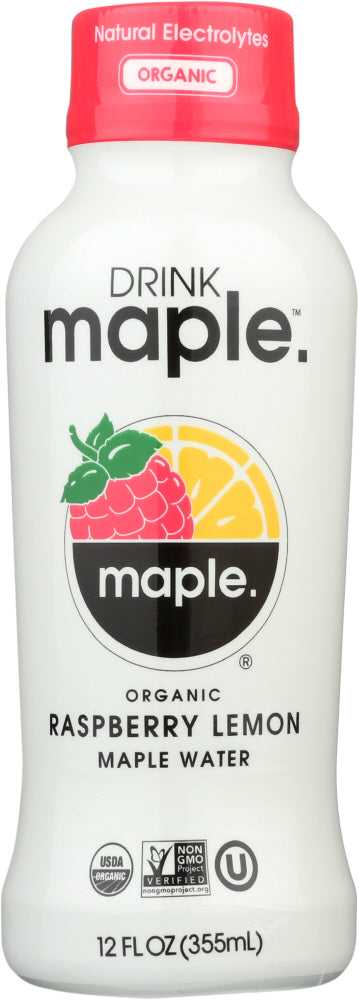 DRINK MAPLE: Water Maple Raspberry Lemon, 12 fo