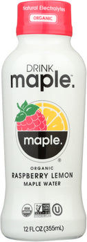 DRINK MAPLE: Water Maple Raspberry Lemon, 12 fo