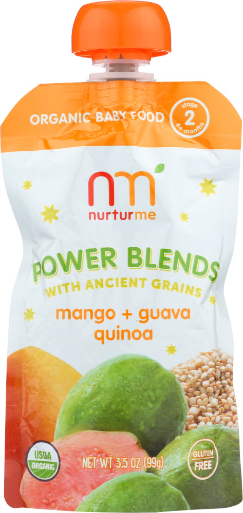 NURTURME: Baby Power Blends Mango Guava Quinoa, 3.5 oz