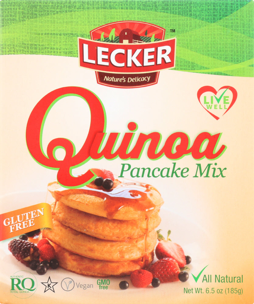 LECKER: Mix Pancake Quinoa Natural, 6.5 oz