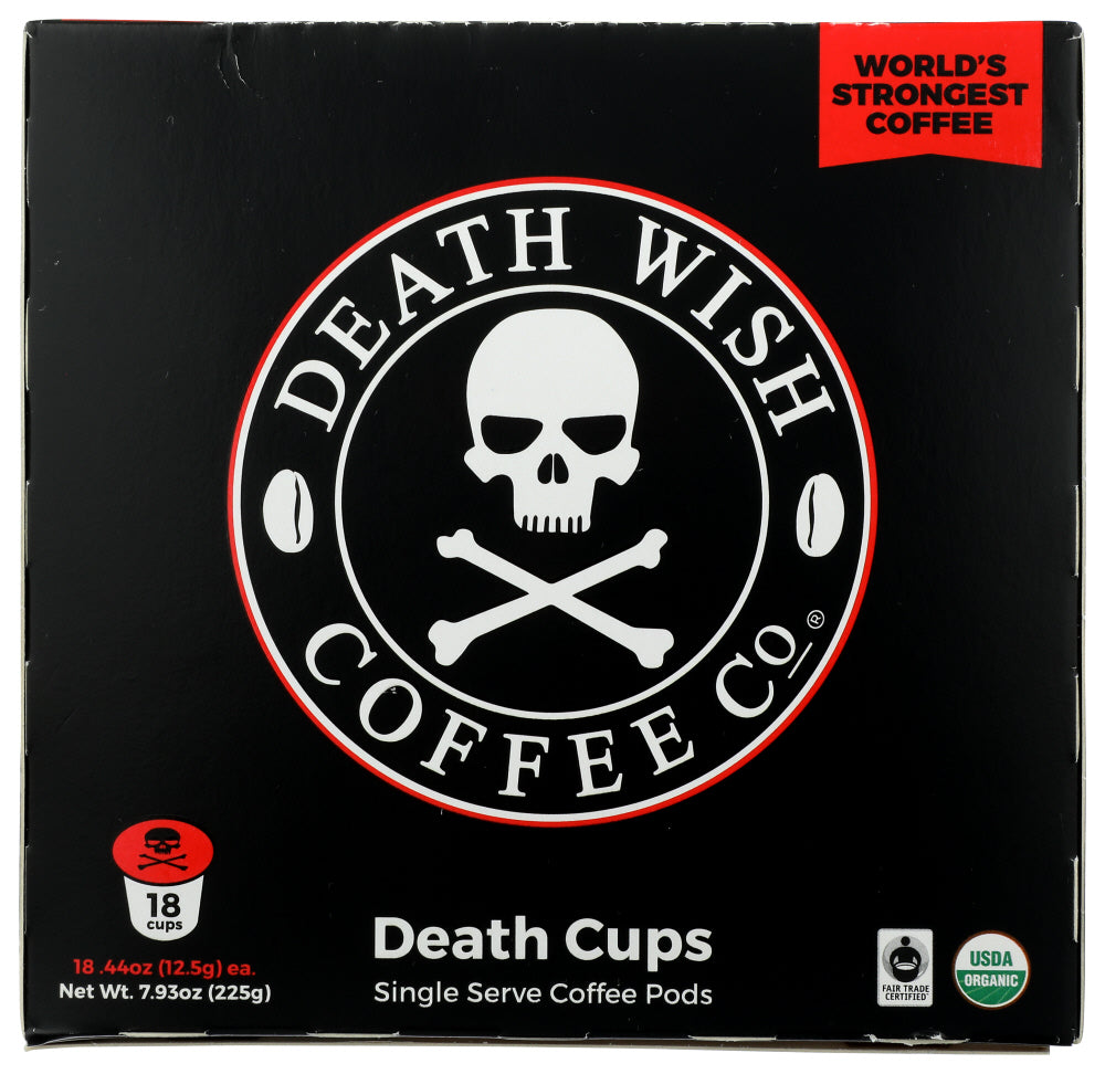 DEATH WISH COFFEE: Single Serve Capsules Coffee, 18ct