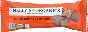 NELLY'S ORGANIC: Peanut Butter Coconut Bar, 1.6 oz