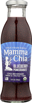 MAMMACHIA: Organic Blueberry Pomegranate Beverage, 10 oz