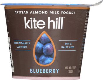 KITE HILL: Almond Milk Blueberry Yogurt, 5.3 oz