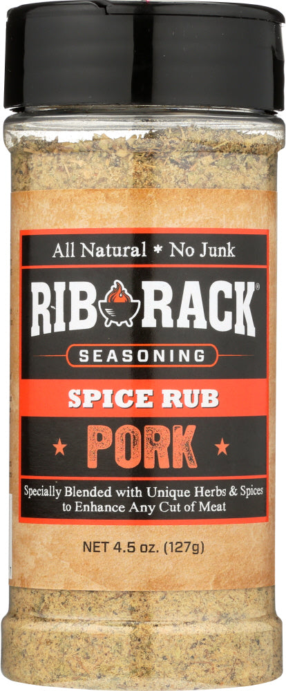 RIB RACK: Spice Rub Seasoning Pork, 4.5 oz