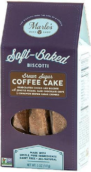 MARLOS BAKESHOP: Biscotti Brown Sugar Coffee Cake, 5 oz