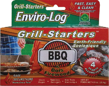 ENVIRO-LOG: Grill Starter Four Starts, 5 oz