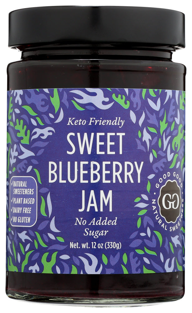 GOOD GOOD: Sweet Blueberry Jam, 12 oz