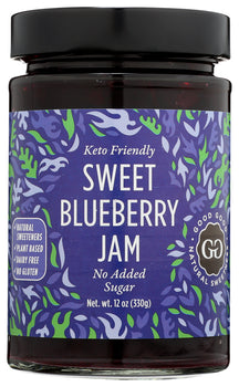 GOOD GOOD: Sweet Blueberry Jam, 12 oz