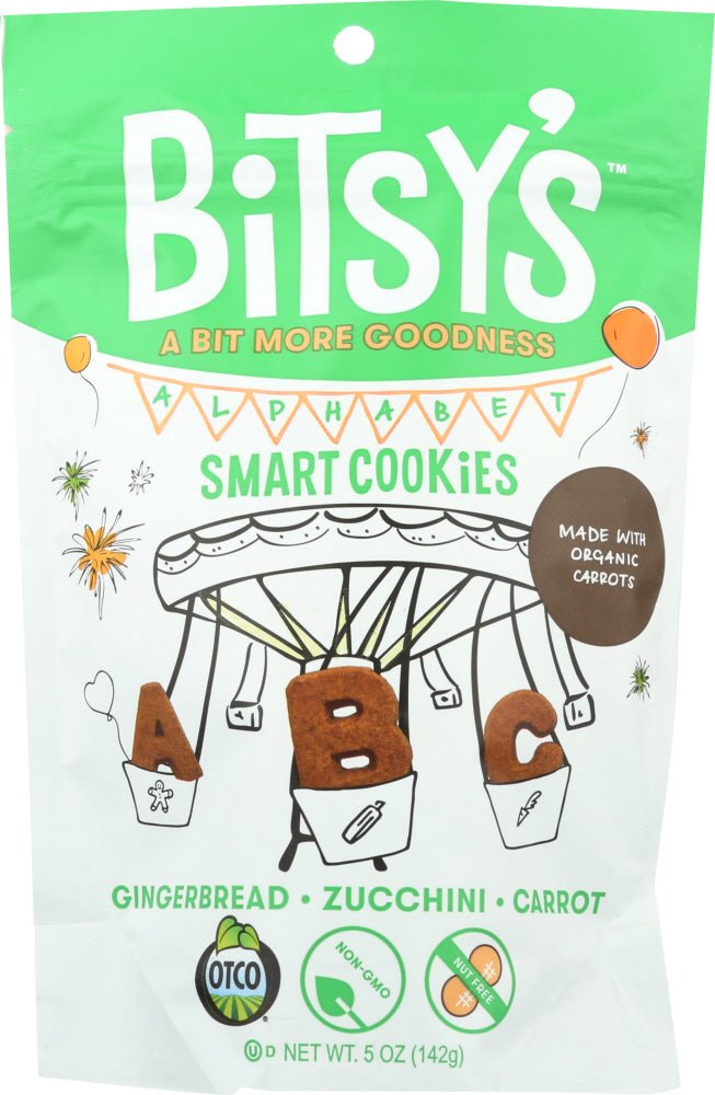 BITSYS BRAINFOOD: Zucchini Gingerbread Cookie Organic, 5 oz