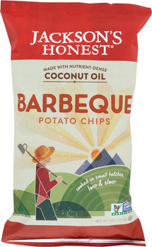 JACKSON'S HONEST: Barbeque Potato Chips, 5 oz