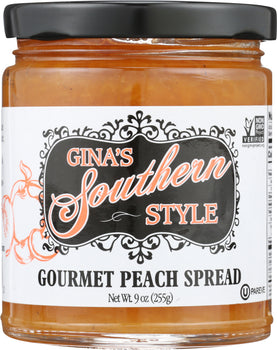 GINAS SOUTHERN STYLE: Gourmet Peach Spread, 9 oz