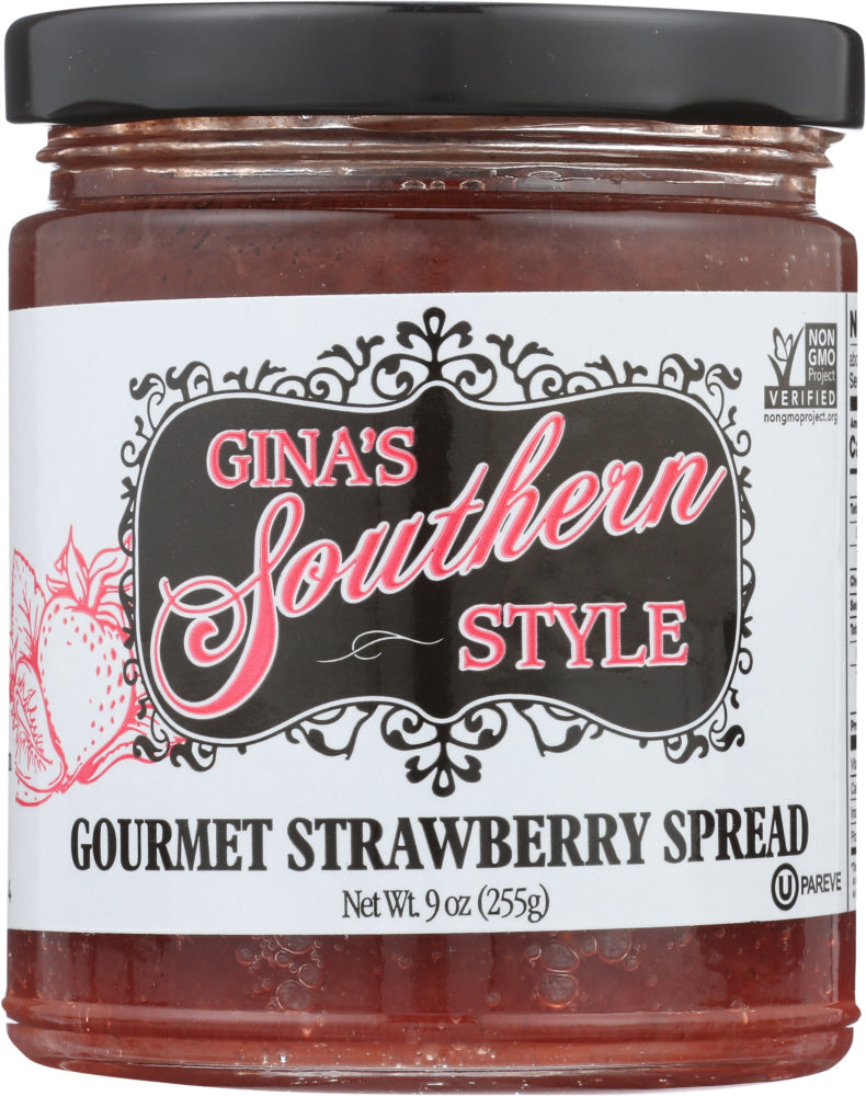 GINAS SOUTHERN STYLE: Spread Strawberry Gourmet, 9 oz