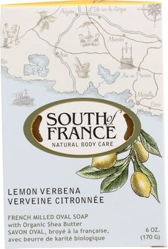 SOUTH OF FRANCE: French Milled Oval Soap Lemon Verbena, 6 oz