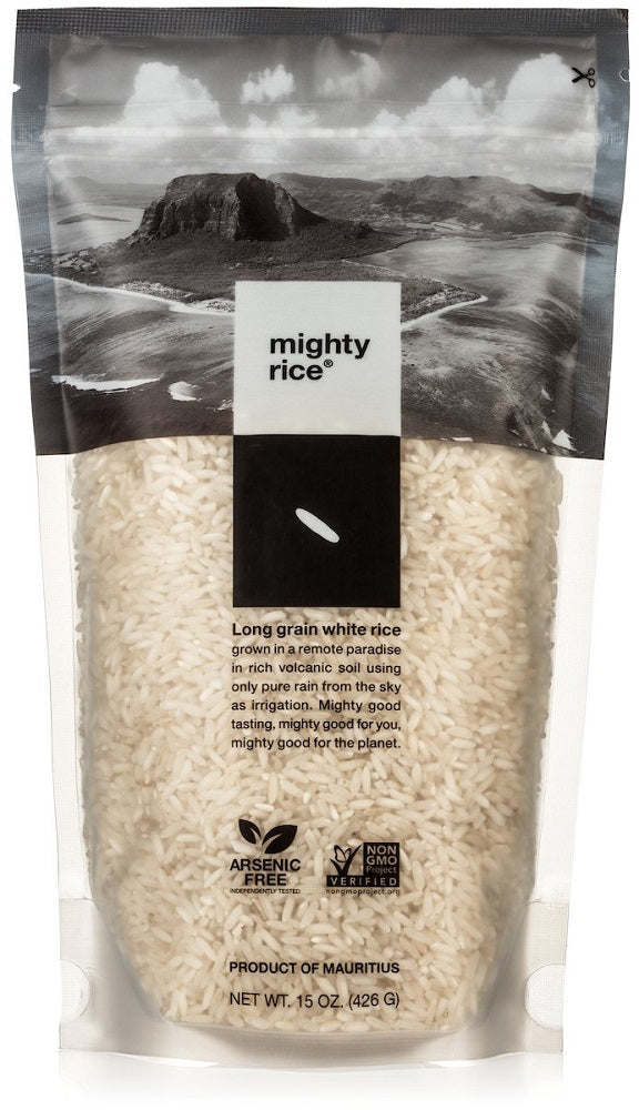 MIGHTY RICE: Rice White Long Grain, 15 oz