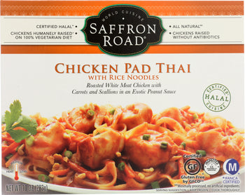 SAFFRON ROAD: Pad Thai Chicken with Rice Noodles, 11 oz