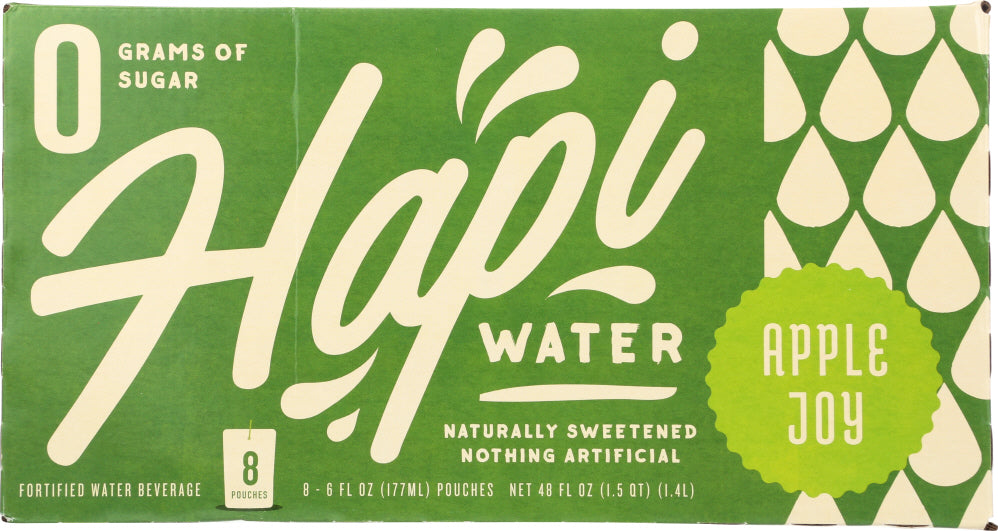 HAPI DRINKS: Water Apple Hapi, 8 pk