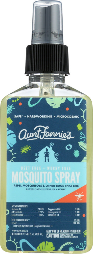 AUNT FANNIES: Repellent Mosquito Spray 150 ml, 5.0 oz