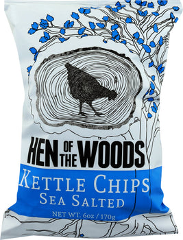 HEN OF THE WOODS: Chips Sea Salted, 6 oz