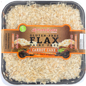 FLAX4LIFE: Carrot Cake 8x8, 22 oz