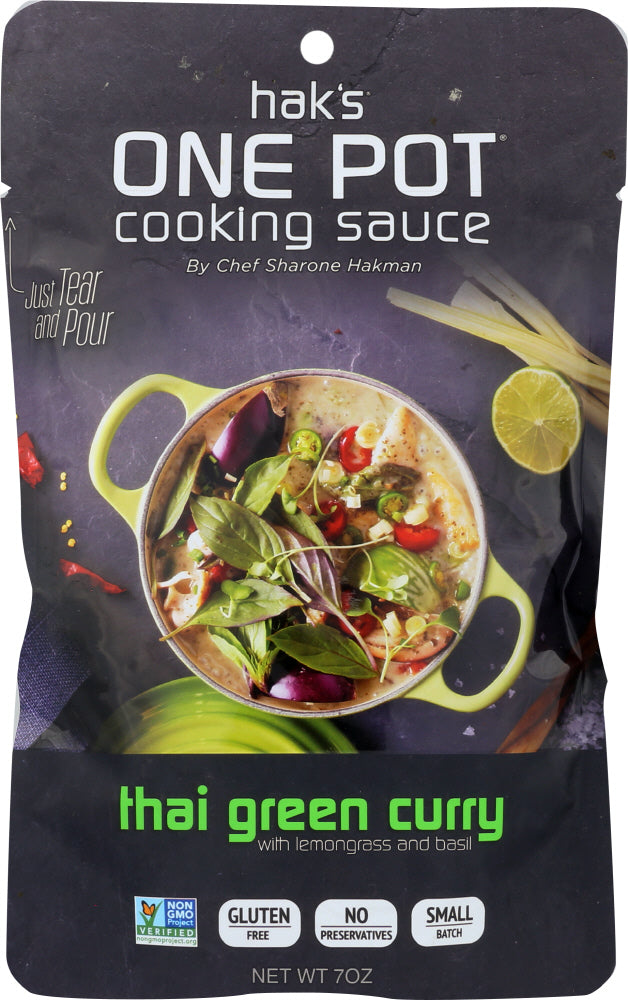 HAKS PAKS: Thai Green Curry Sauce, 7 fo