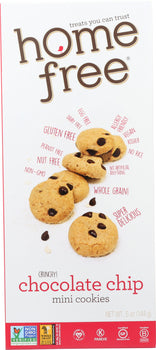 HOME FREE: Gluten Free Mini Chocolate Chip Cookies, 5 oz