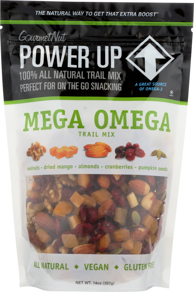 POWER UP: Trail Mix Mega Omega, 14 oz