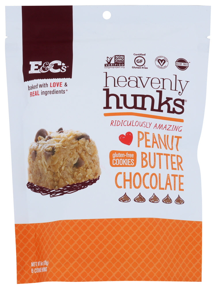 E&CS SNACKS: Peanut Butter Chocolate Heavenly Hunk Cookie, 6 oz