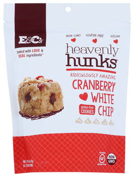 E&CS SNACKS: Cranberry White Chip Heavenly Hunk Cookie, 6 oz