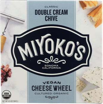 MIYOKOS CREAMERY: Double Cream Classic Chive Cheese, 6.5 oz