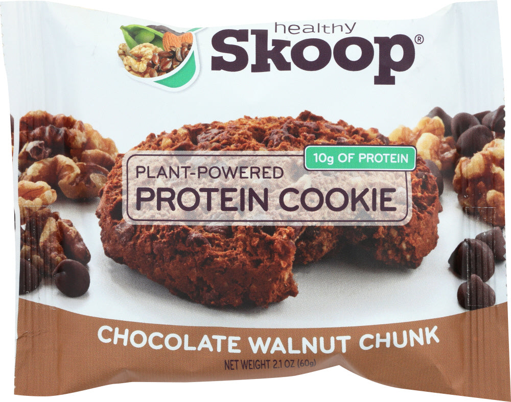 HEALTHY SKOOP: Chocolate Walnut Chunk Protein Cookies, 2.1 oz