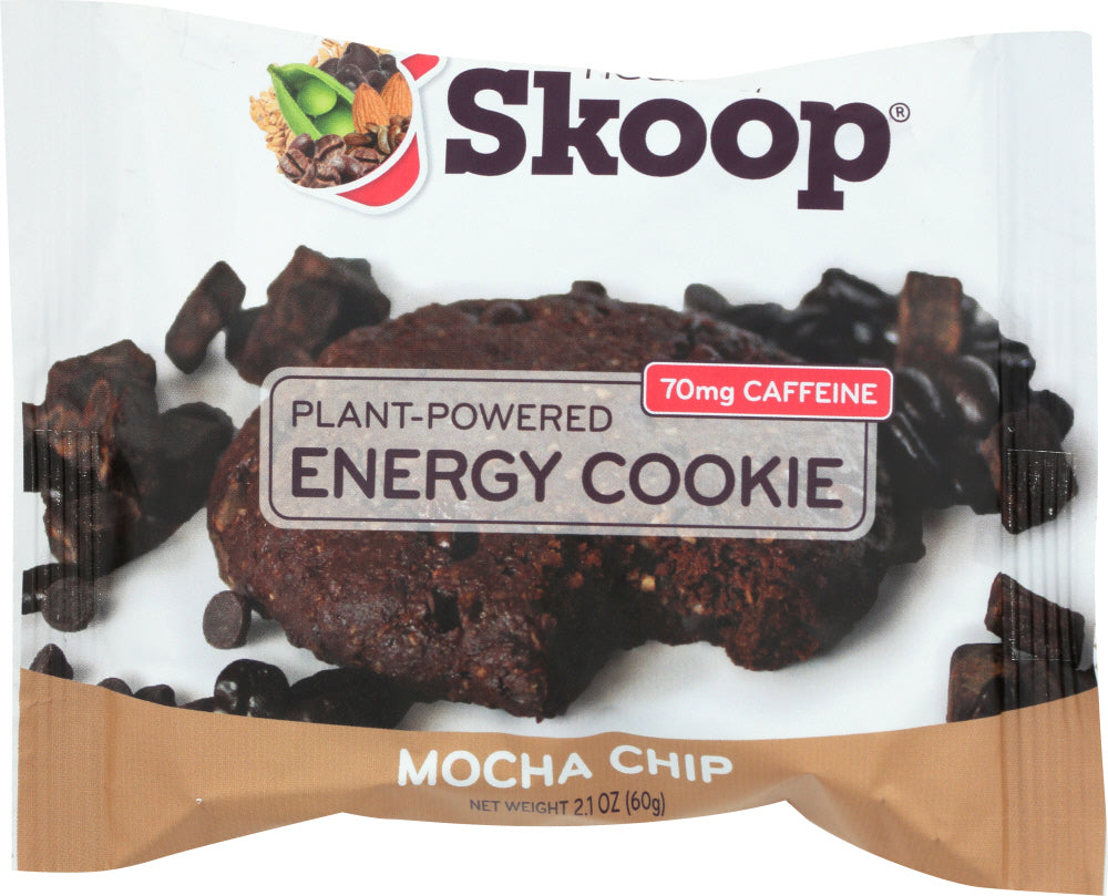 HEALTHY SKOOP: Mocha Chip Energy Cookie, 2.1 oz