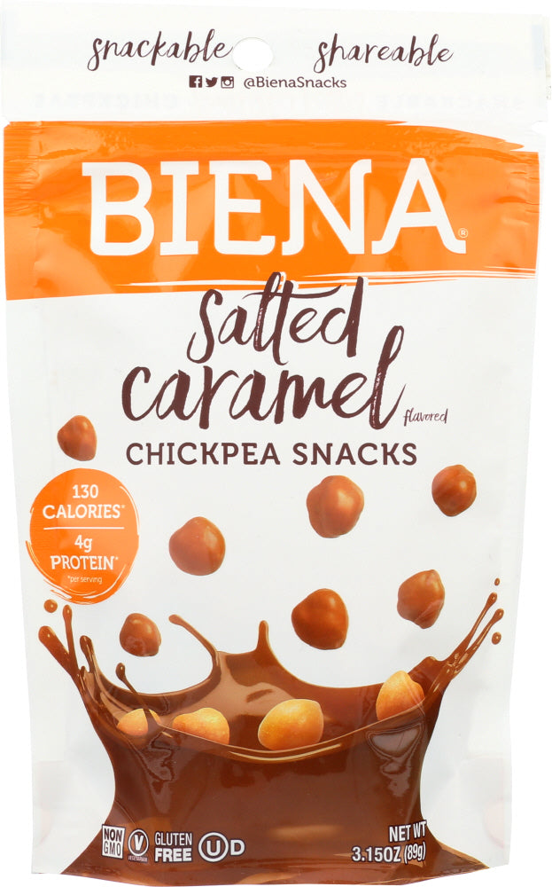 BIENA: Salted Caramel Roasted Chickpea, 3.15 oz