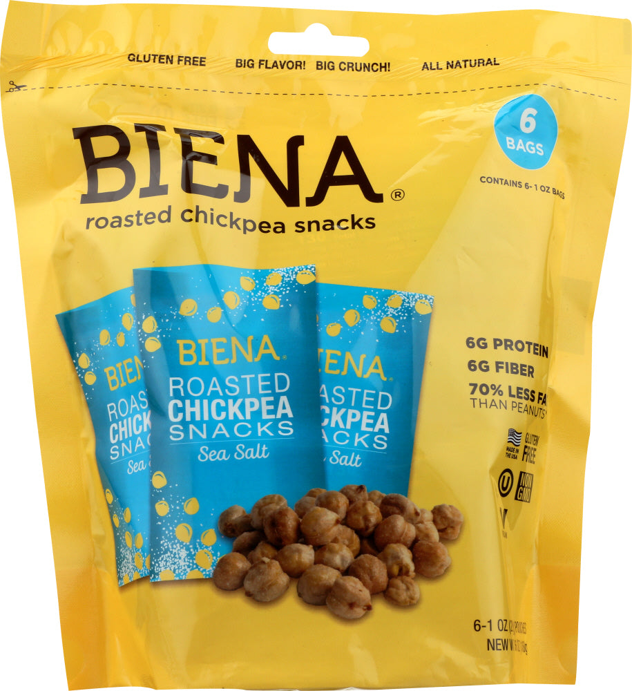 BIENA: Chickpea Snack Seasalt, 1 oz