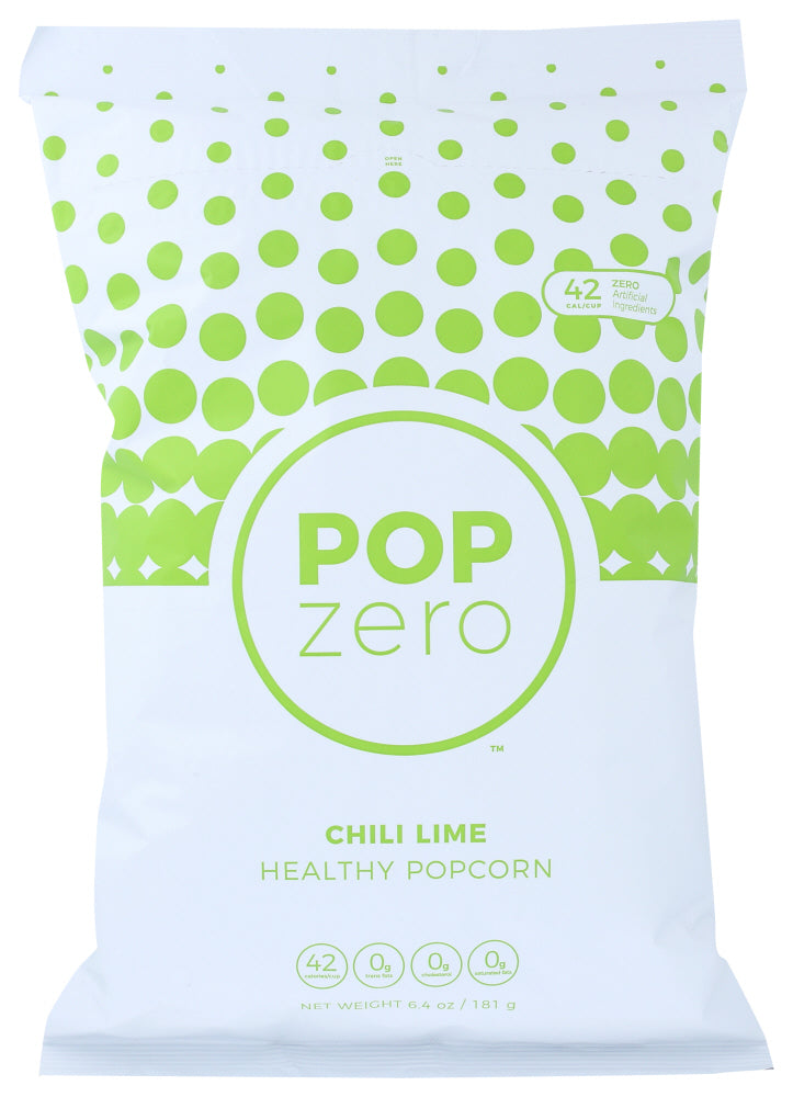 POP ZERO: Chili Lime Popcorn, 6.4 oz