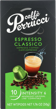 CAFFE PERRUCCI: Espresso Classico Coffee, 1.76 oz