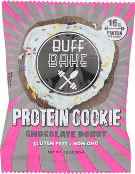 BUFF BAKE: Protein Cookie Chocolate Donut, 2.8 oz