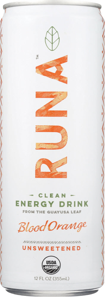 RUNA: Blood Orange Clean Energy Drink, 12 oz