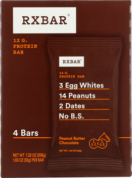 RXBAR: Peanut Butter Chocolate Protein Bar, 4 pk