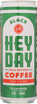 HEYDAY COLD BREW: Coffee Cold Brew Original, 11 oz