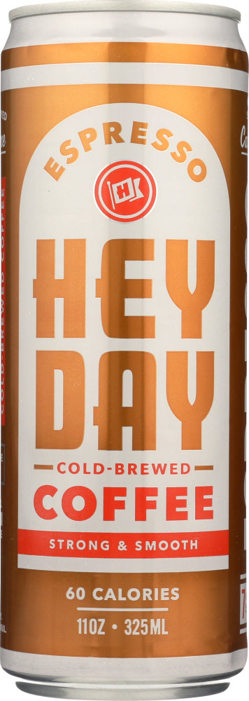 HEYDAY COLD BREW: Coffee Cold Brew Espresso, 11 fo