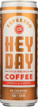 HEYDAY COLD BREW: Coffee Cold Brew Espresso, 11 fo