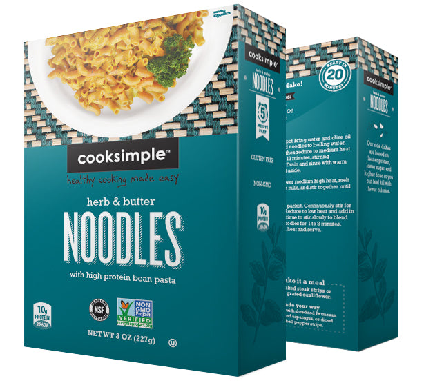 COOKSIMPLE: Herb and Butter Noodles, 8 oz